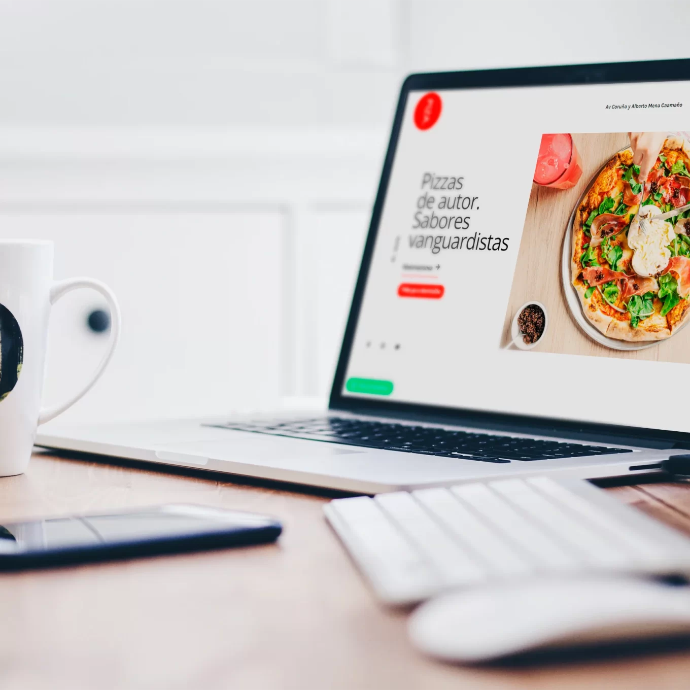 Diseño de Sitio Web para Piza